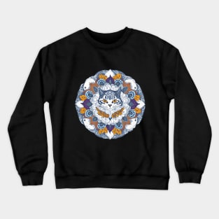 Rug pattern - Persian Antique Floral cat style Crewneck Sweatshirt